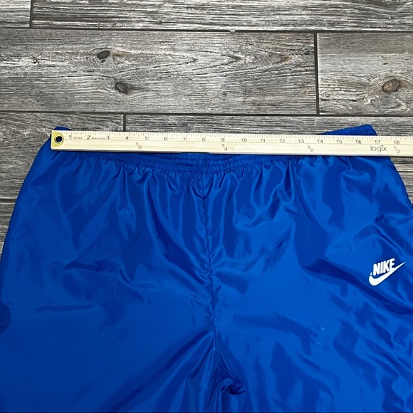 Vintage Nike Windbreaker Pants Royal Blue Men’s XL Extra Large Drawstring 34X34 - Picture 15 of 16